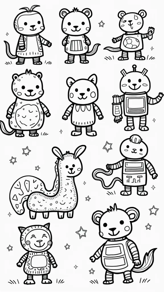 character coloring pages printable